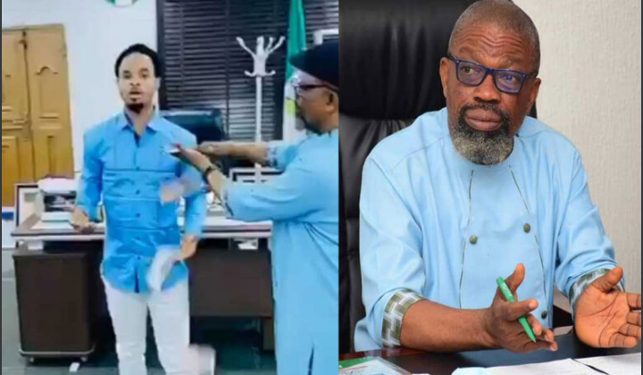 Update: Abia State Governor Suspends His Chief Of Staff For Spraying Odumeje Indaboski, Money In The Office